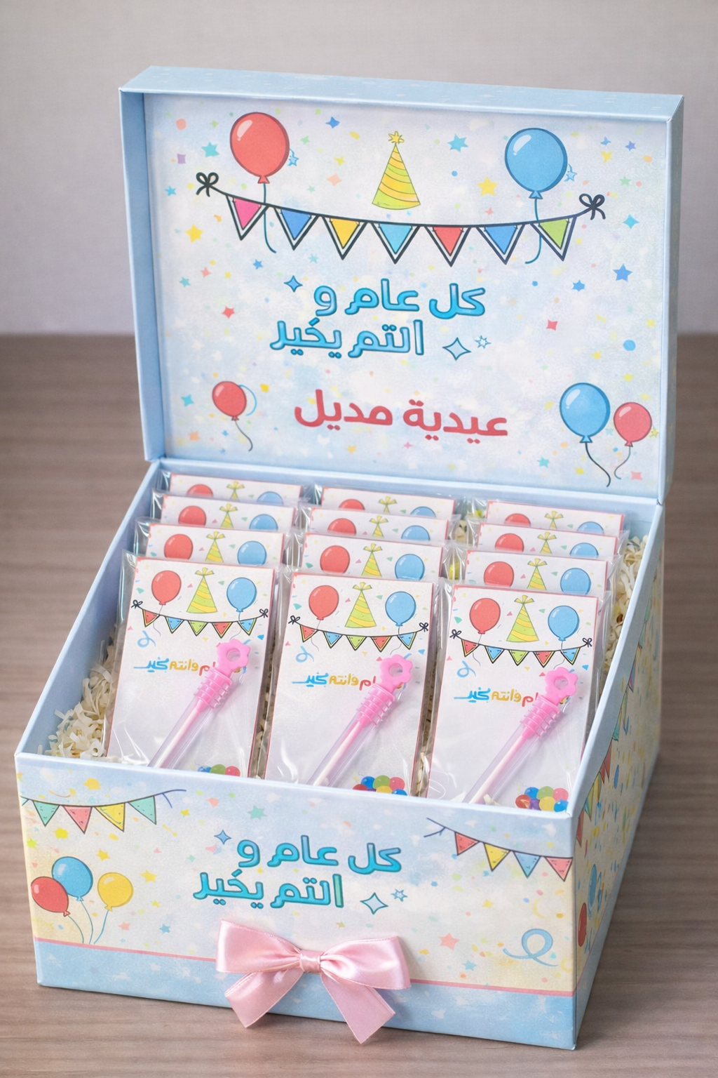 توزيعات فقاعات الصابون